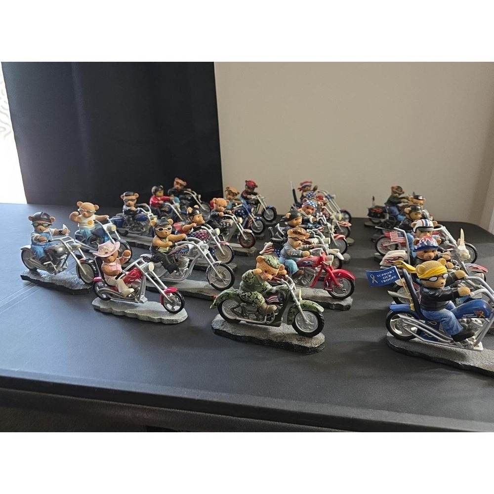23 Of The Hamilton Collection's "Born to Ride" Faithful Fuzzies series